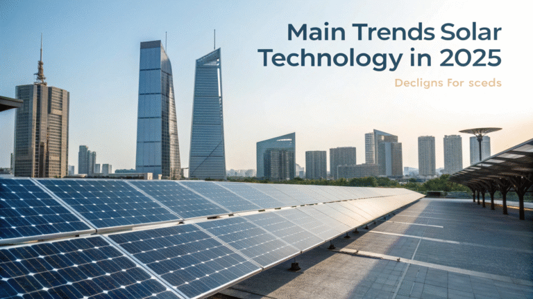 As Principais Tendências em Tecnologia Solar para 2025: O Que Esperar do Futuro Sustentável
