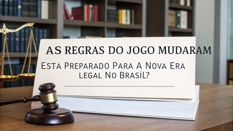 As Regras do Jogo Mudaram — Está Preparado para a Nova Era Legal no Brasil?