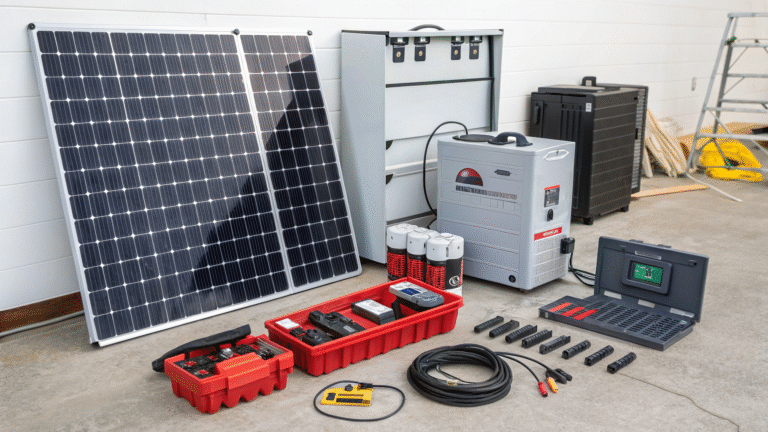 Equipamentos Essenciais para Montar um Sistema de Energia Solar Residencial de Sucesso