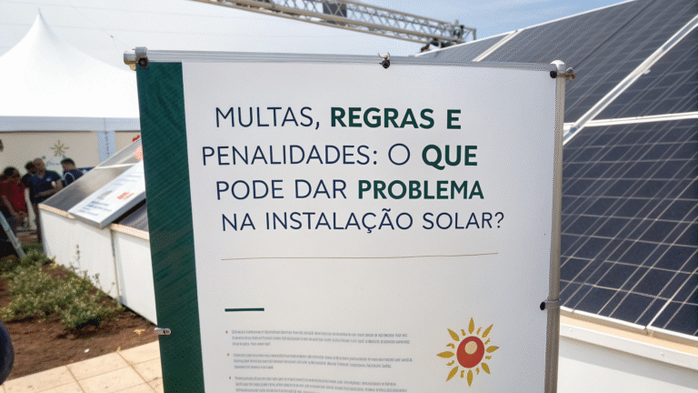 Multas, Regras e Penalidades: O Que Pode Dar Problema na Instalação Solar?