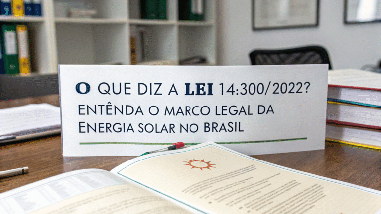 O Que Diz a Lei 14.300/2022? Entenda o Marco Legal da Energia Solar no Brasil