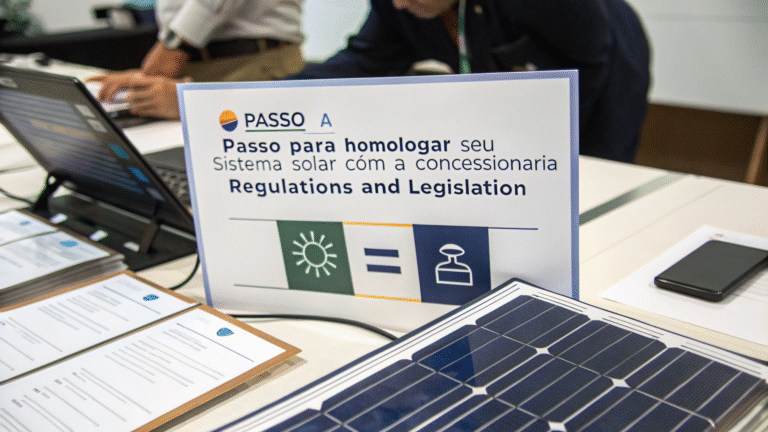 Passo a Passo para Homologar Seu Sistema Solar com a Concessionária
